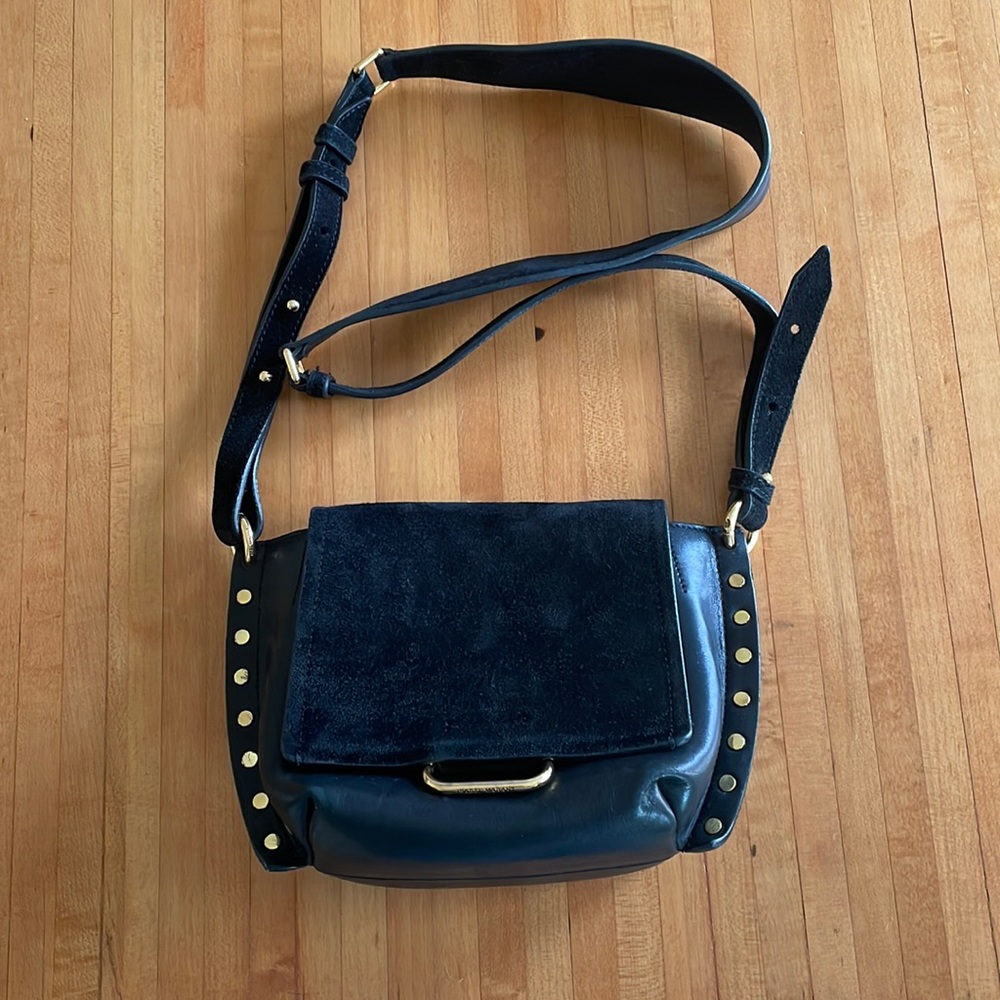Isabel Marant Black Allenby Leather shoulder